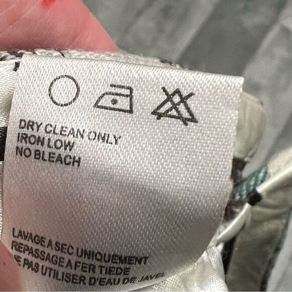 FOX VTG Y2K Academia Plaid Wool Brown Green Ivory Low Rise Mini Dress Shorts 7 S - Picture 16 of 16